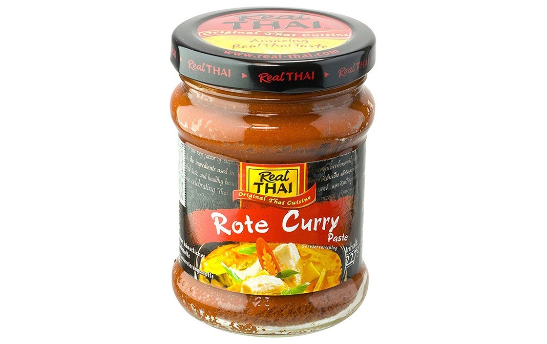 Real Thai Rote Curry Paste    Glass Jar  227 grams